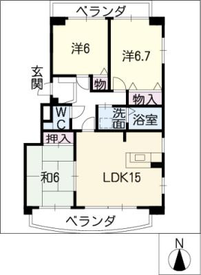 間取り：223039968397