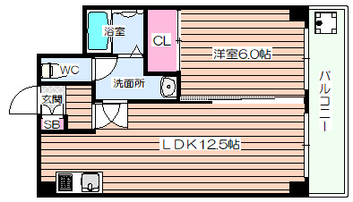 メゾン阪神の間取り