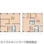 静岡市駿河区中村町の事務所の間取り