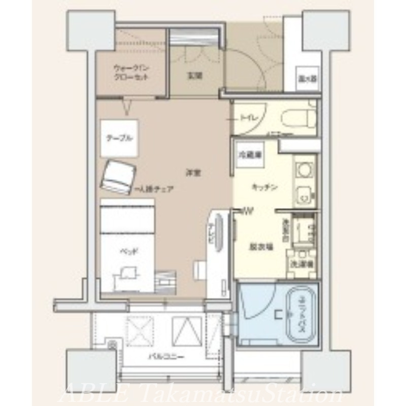 ヴィラフリーデ瓦町のイメージ