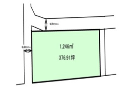 夏見5丁目貸地(西側)の外観