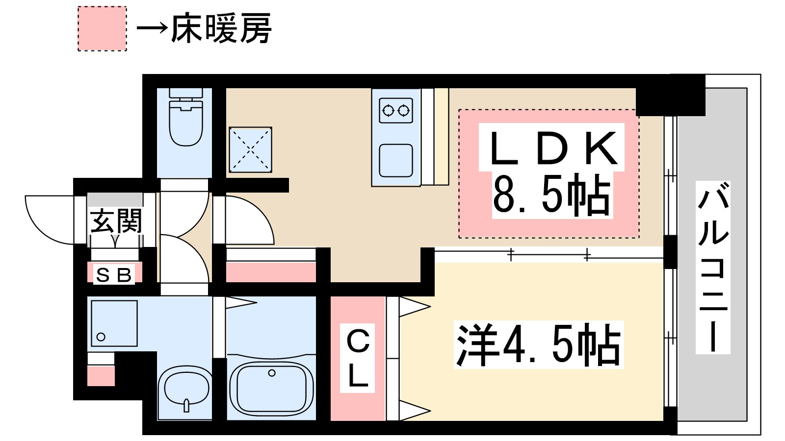 間取り：227104242526