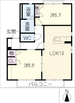 ヴェルドミール　Ｂ棟のイメージ