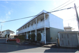 日高市大字原宿のアパートの外観