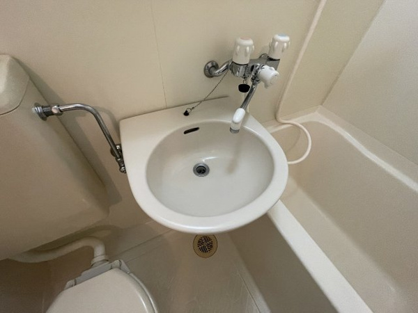 中山手ガーデンパレスB棟の洗面所