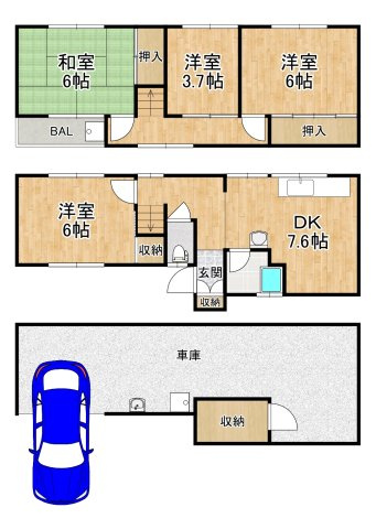 間取り：227103639441