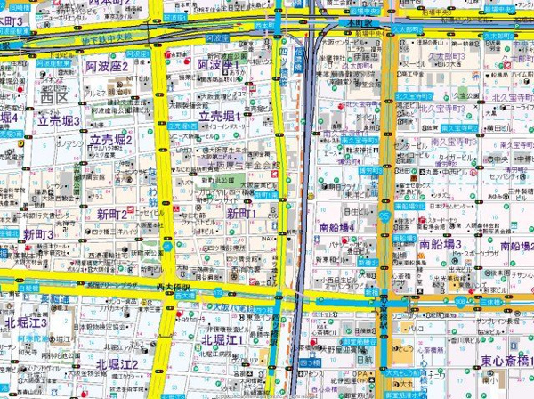 ミヤレジデンス新町の地図