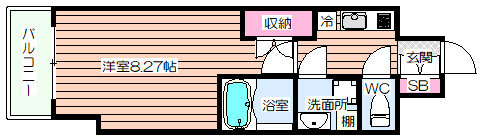 ミヤレジデンス新町の間取り