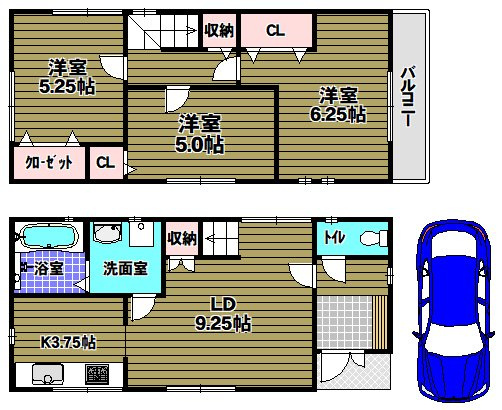 間取り：227100856037