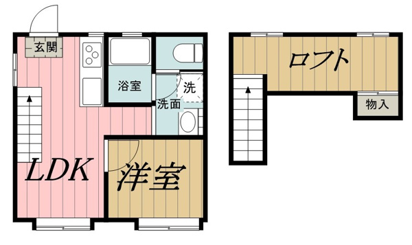 西千葉ハイリビング参番館の間取り