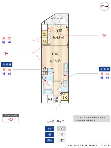 【デュオステージ下北沢の間取り】