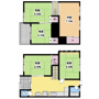 門真市新橋町戸建の間取り