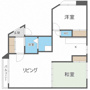 石狩郡当別町白樺町のアパートの間取り