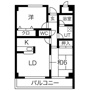 クラージュハイツの間取り