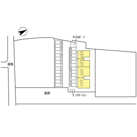 【プレミアム十番館の区画図】