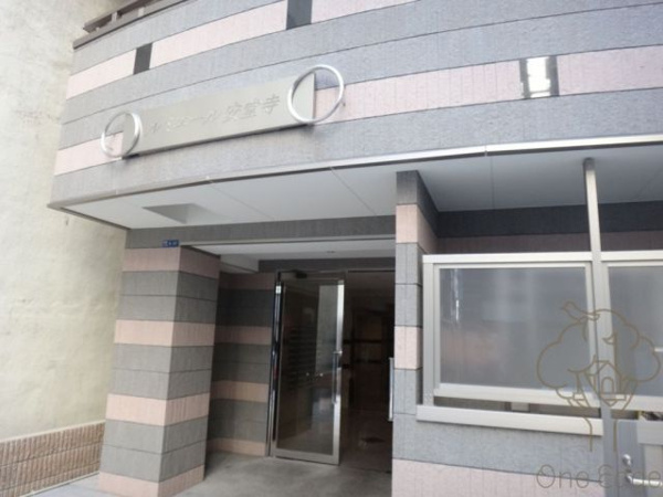 ルミエール安堂寺のエントランス