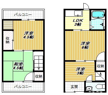 間取り：227100108252