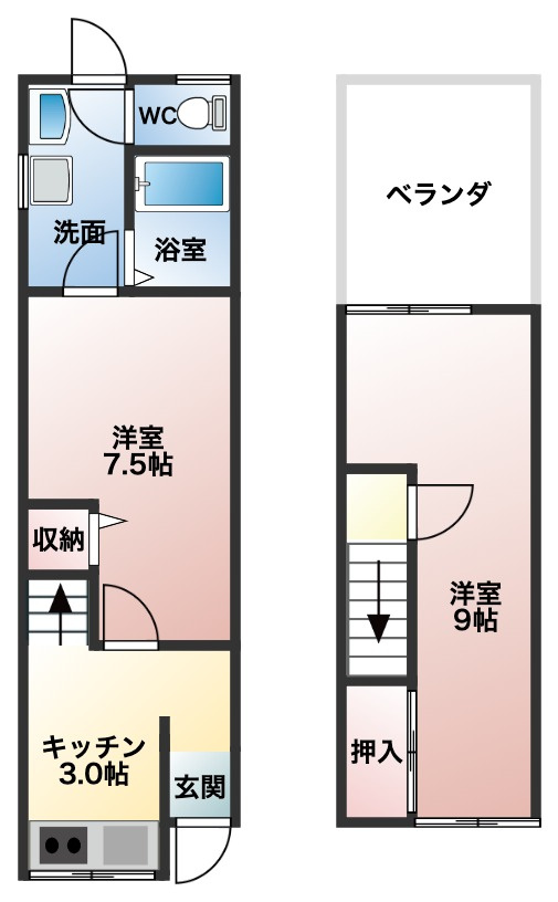間取り：227103337791