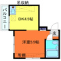 岡本ビラの間取り
