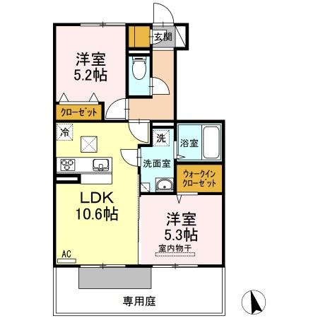 高松市香南町由佐 2階建 築8年のイメージ