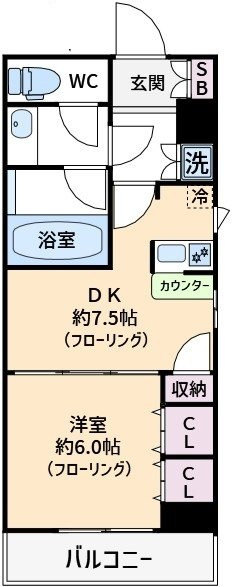 【デュオ・スカーラ赤坂の間取り】