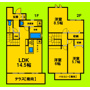 テラスハウスKOUの間取り