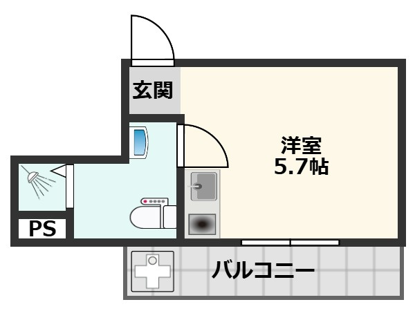 カンフォート吹田の間取り
