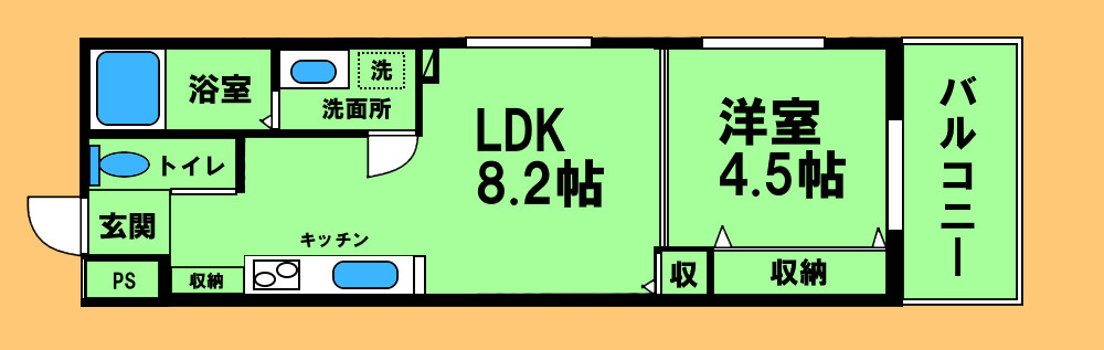 相模原市中央区清新1丁目&nbsp;5階建&nbsp;築4年のイメージ