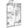 コンシェリア東京 ＨＩＧＡＳＨＩＪＵＪＯ ＲＥＳＩＤＥＮＣＥ の間取り