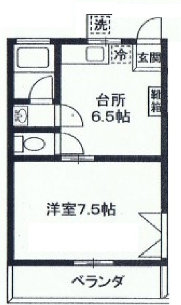 コーポ吉田の間取り
