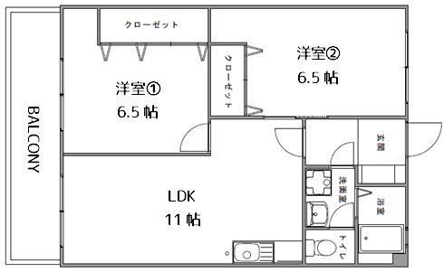 久留米市原古賀町&nbsp;7階建&nbsp;築48年のイメージ