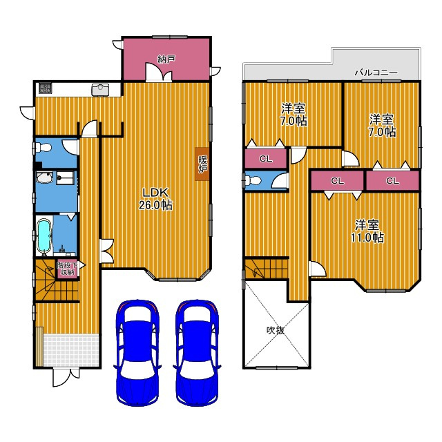 間取り：227102696768