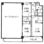 大野城市下大利のマンションの間取り
