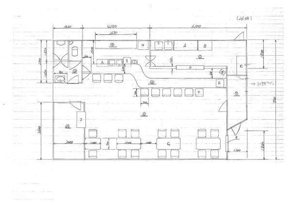 【飯田町貸店舗の間取り】