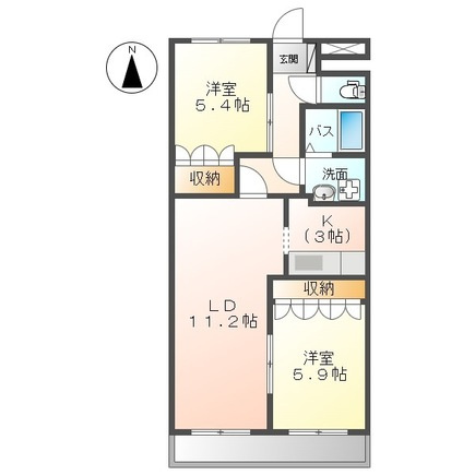 久留米市城島町六町原&nbsp;2階建&nbsp;築18年のイメージ