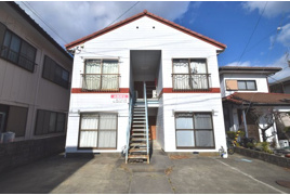 阿南市富岡町のアパートの外観