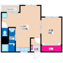 マンション山下の間取り