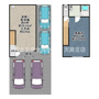 東湊町ガレージハウス　Ｍｉｄｄｌｅ　Ｐｏｒｔの間取り