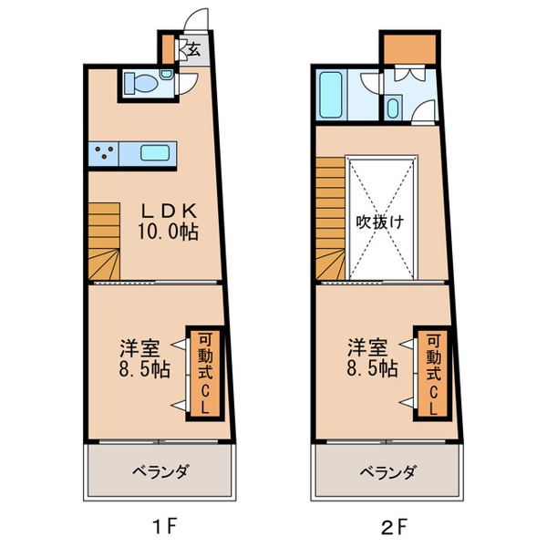【ＮＡＧＯＹＡ　ＦＬＡＴの間取り】