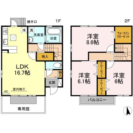 高松市太田下町 2階建 築7年のイメージ