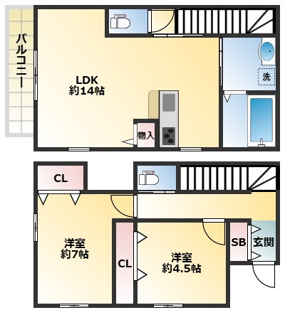 間取り：227102533396