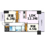 S-RESIDENCE亀島駅前blazeの間取り