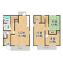 北落合戸建の間取り
