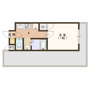 ジュネス住之江の間取り
