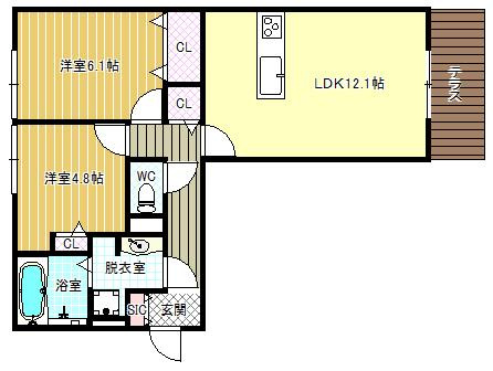 間取り：227104364915