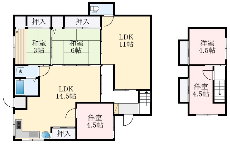 間取り：227103141876