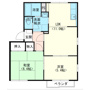 松本市大字里山辺のアパートの間取り