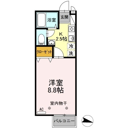 高松市東ハゼ町 2階建 築23年のイメージ