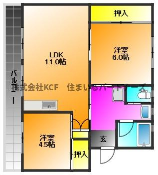 ビレッジハウス城島1号棟のイメージ