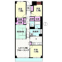 ライオンズマンション京成大久保第２の間取り
